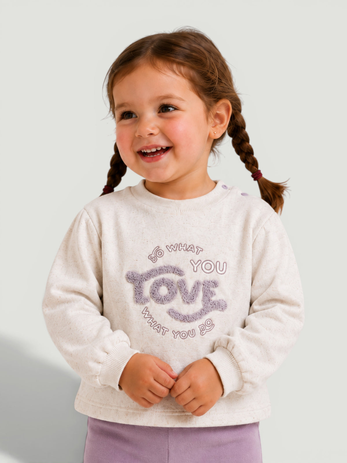 Girls Print Sweatshirt
