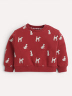 Girls Print Sweatshirt Jogger Set