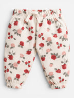 Girls Floral Sweatshirt Jogger Set