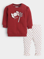 Girls 2Pc Print Leggings Set