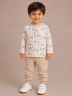 Boys Print Jogger Pants Set