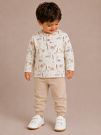Boys Print Jogger Pants Set