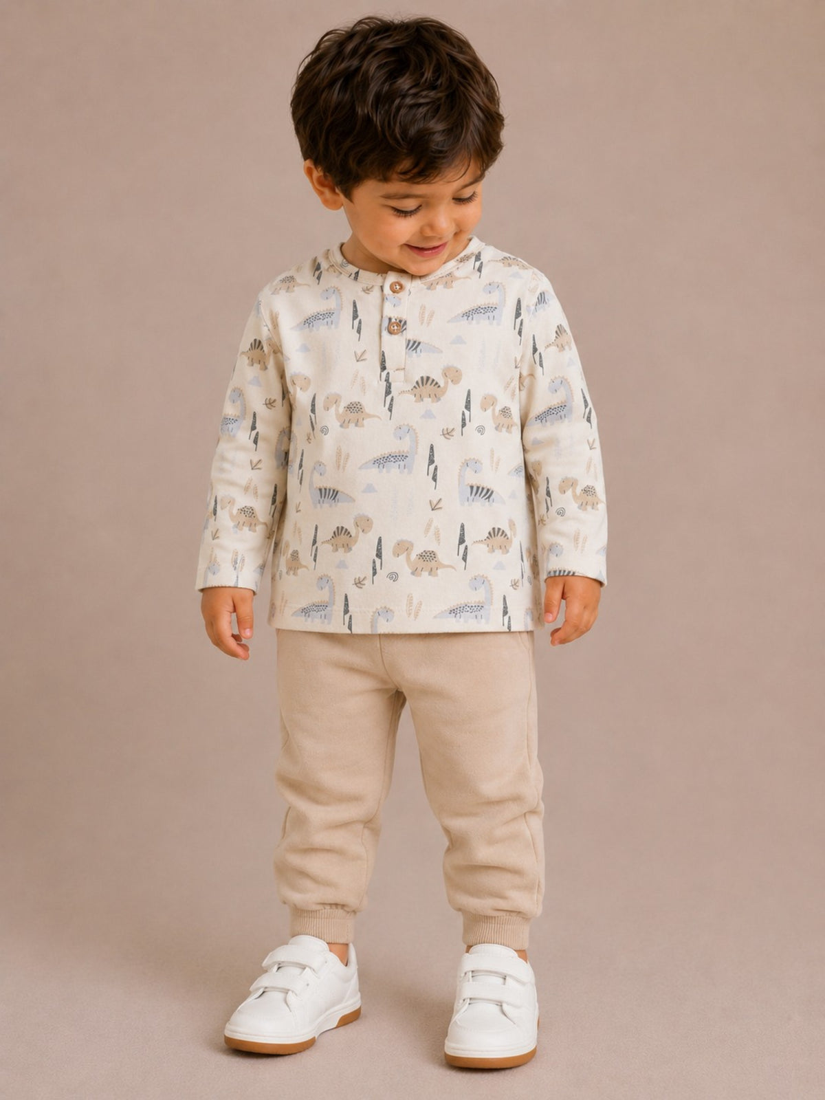 Boys Print Jogger Pants Set