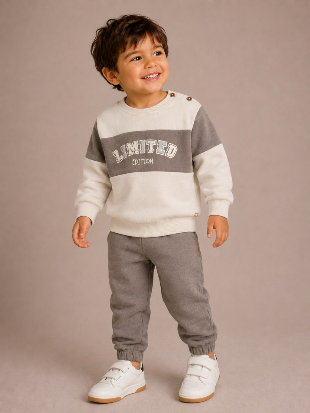 Boys 2Pc Print Sweatshirt Set