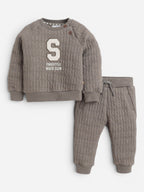 Boys Print Sweatshirt Set