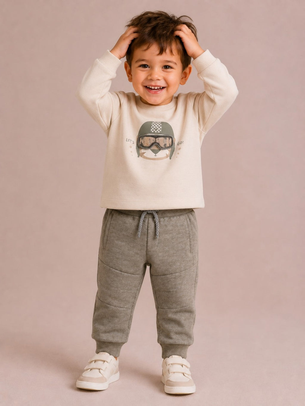 Boys Graphic Sweatshirt Jogger Set