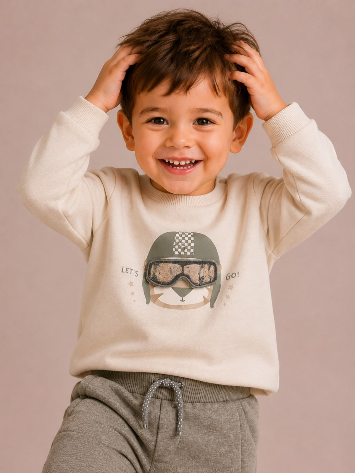 Boys Graphic Sweatshirt Jogger Set