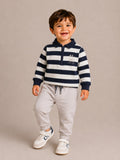Boys Striped Jogger Pants Set