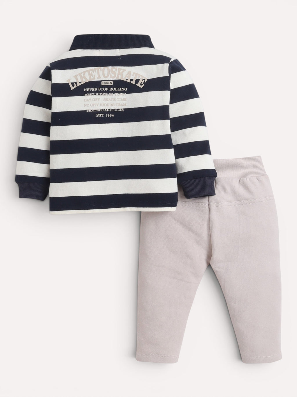 Boys Striped Jogger Pants Set
