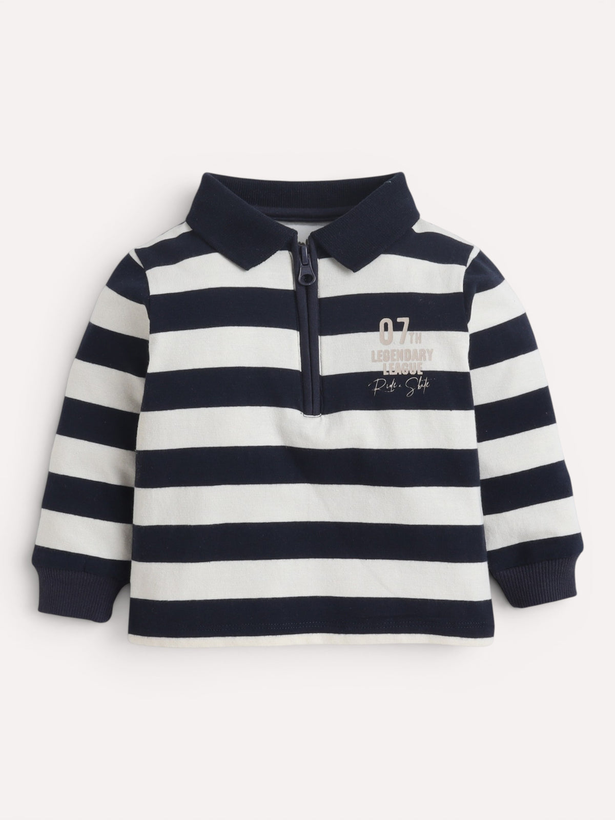 Boys Striped Jogger Pants Set