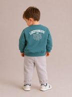 Boys 2Pc Print Sweatshirt Set
