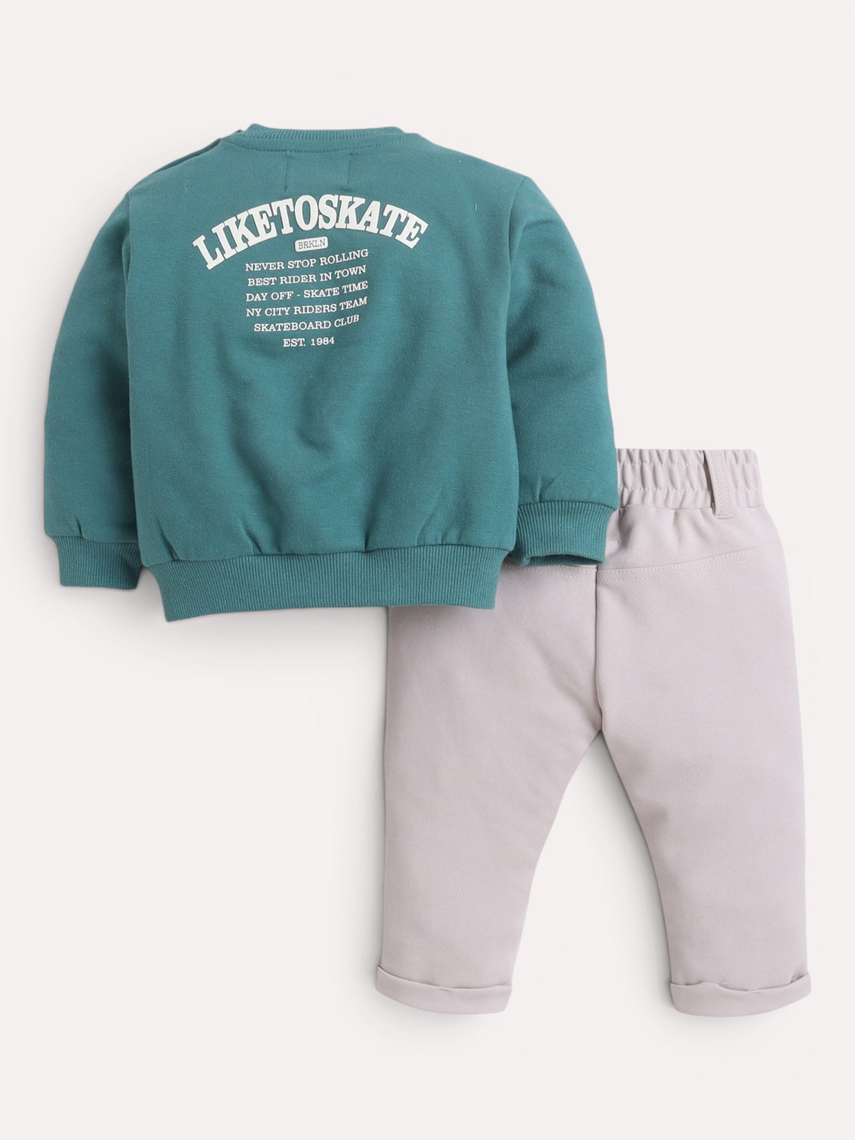 Boys 2Pc Print Sweatshirt Set