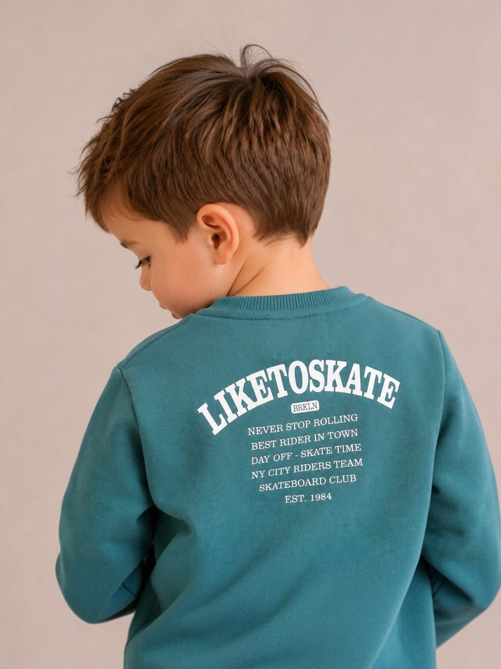 Boys 2Pc Print Sweatshirt Set