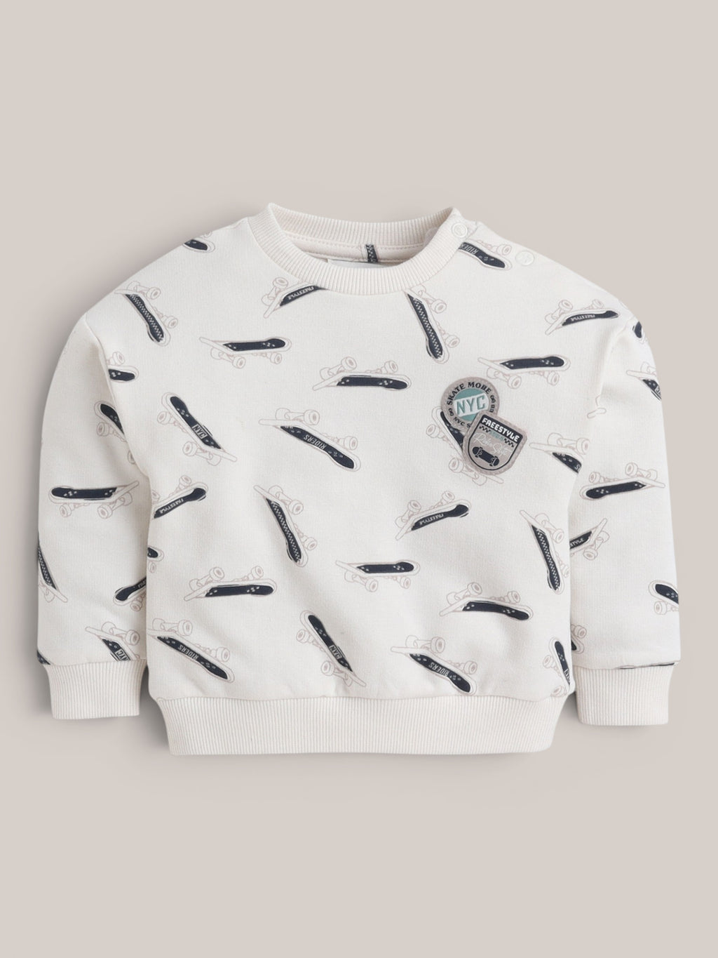 Boys 2Pc Print Sweatshirt Set