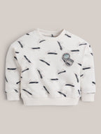 Boys 2Pc Print Sweatshirt Set