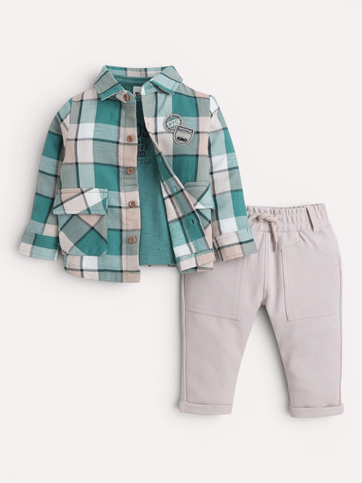 Boys 3Pc Print Jogger Set