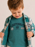 Boys 3Pc Print Jogger Set