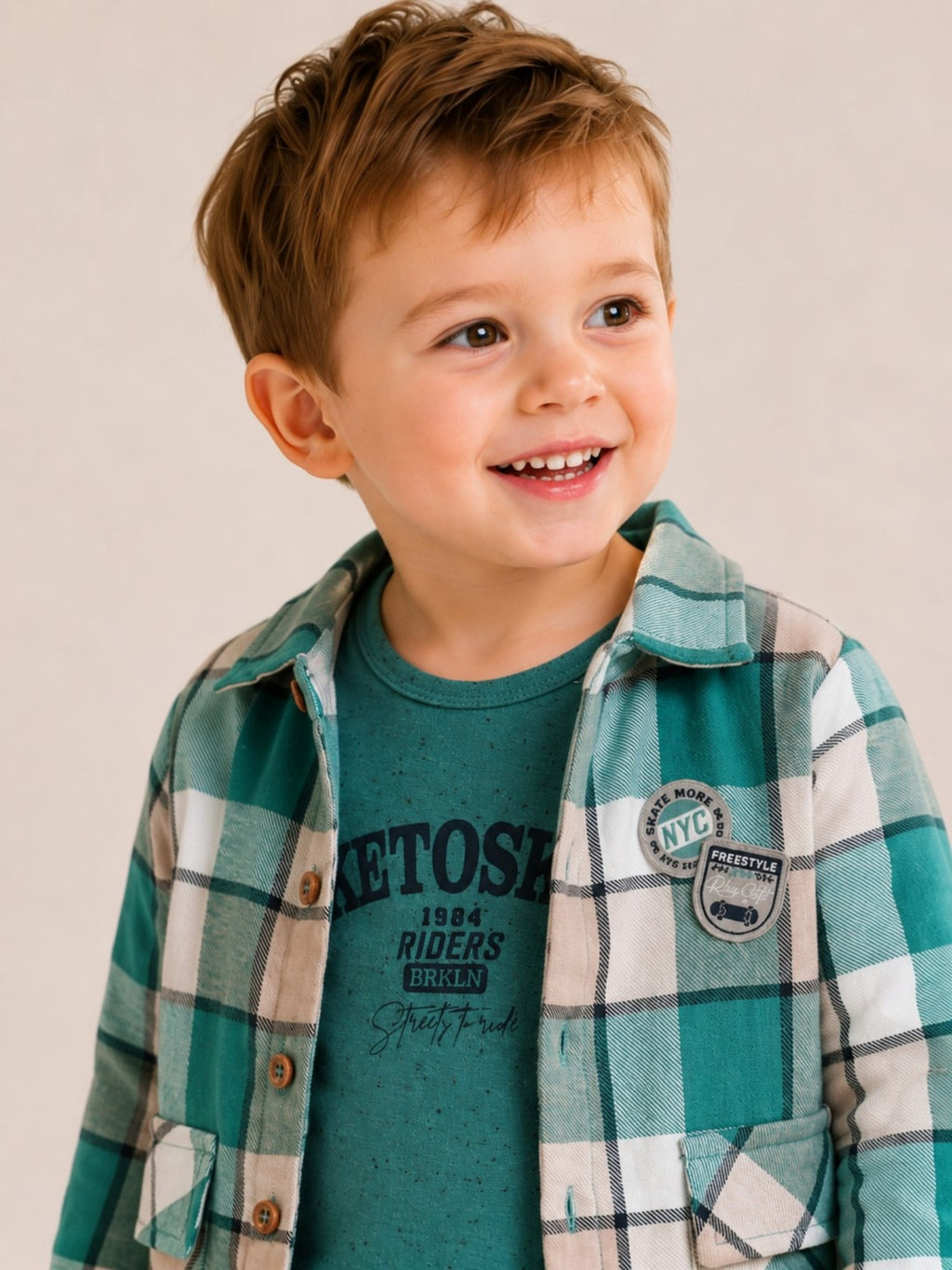 Boys 3Pc Print Jogger Set