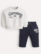 Boys 2Pc Print Sweatshirt Set