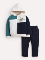 Boys Print Hoodie Jogger Set