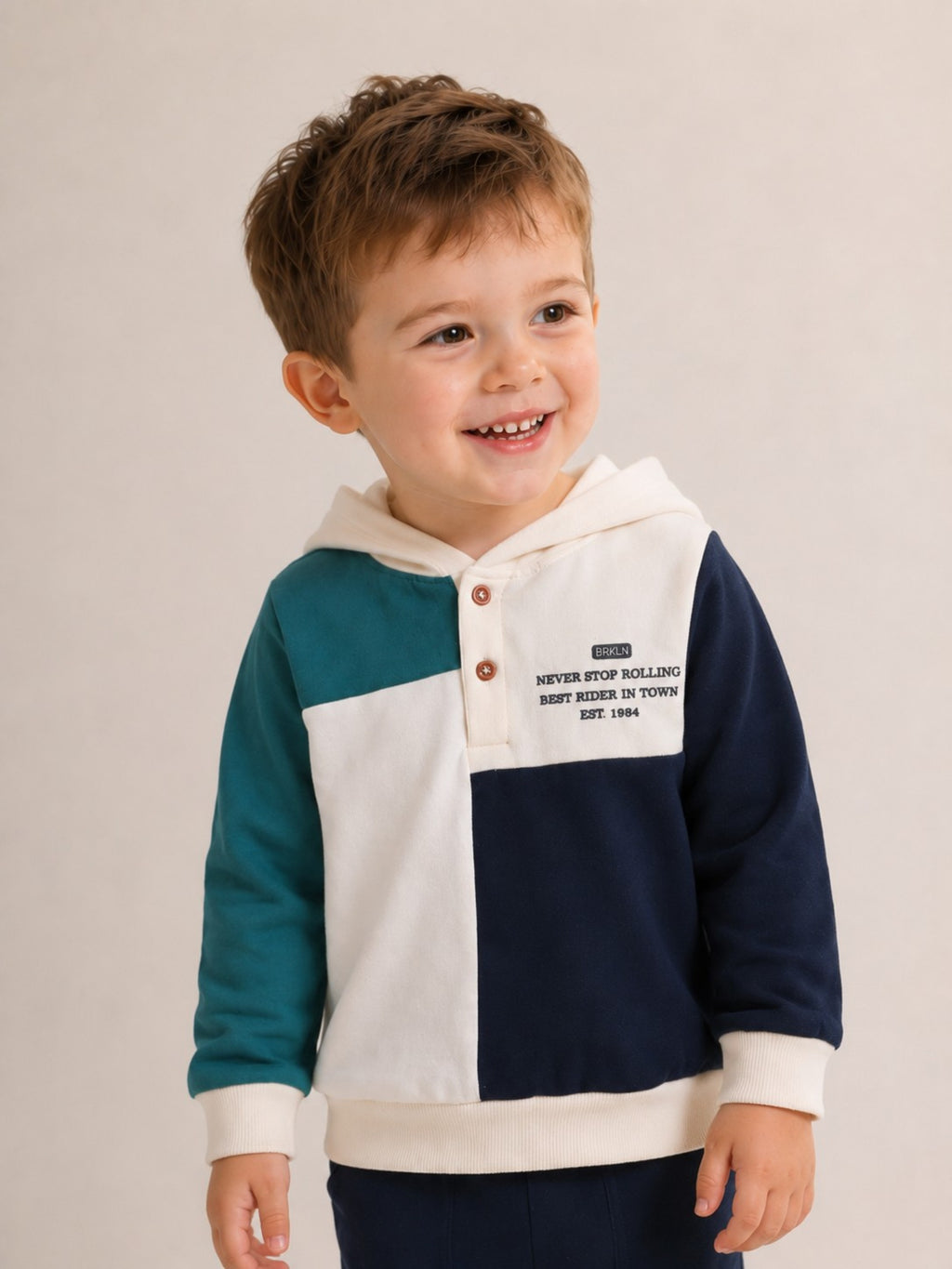 Boys Print Hoodie Jogger Set
