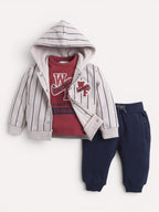 Boys 3Pc Striped T Shirt