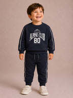 Boys 2Pc Print Sweatshirt Set
