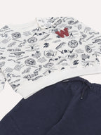 Boys 2Pc Print Sweatshirt Set