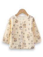 Baby Boys "Bear Print" Muslin Cotton Pyjama Set