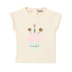 Girls 2 Pc Set Sunny Meadow Waffle-Knit Ruffle Top & Shorts Set