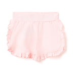Girls 2 Pc Set Sunny Meadow Waffle-Knit Ruffle Top & Shorts Set