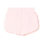 Girls 2 Pc Set Sunny Meadow Waffle-Knit Ruffle Top & Shorts Set