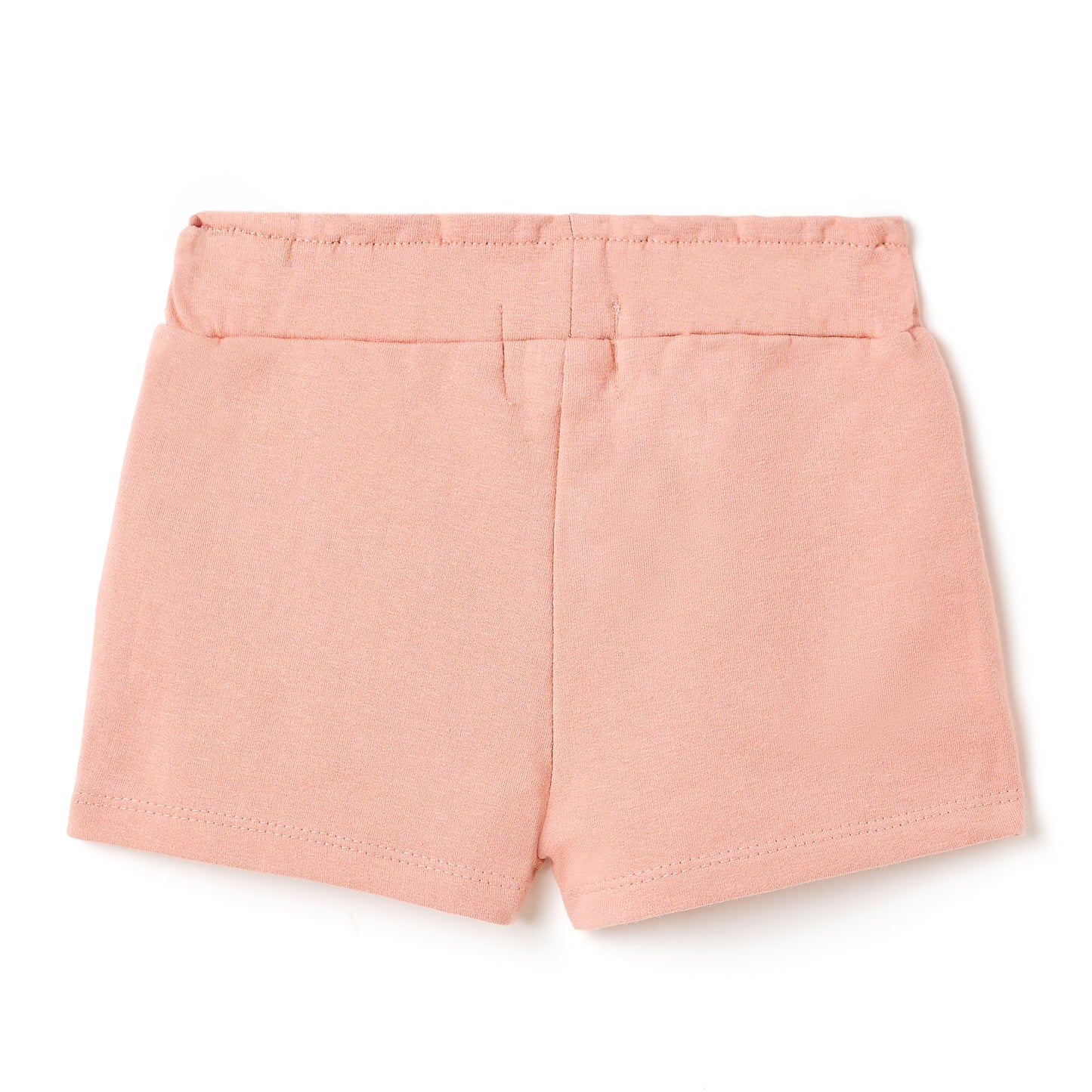 Girls 2 Pc Set “Flamingo Fête” Ruffle-Sleeve Tee & Bow-Trim Shorts Set