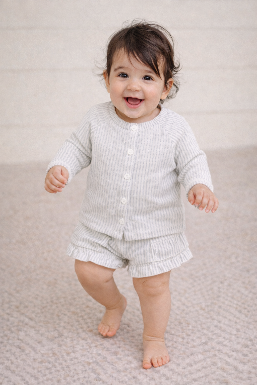 Girls 2Pc Striped Top Set