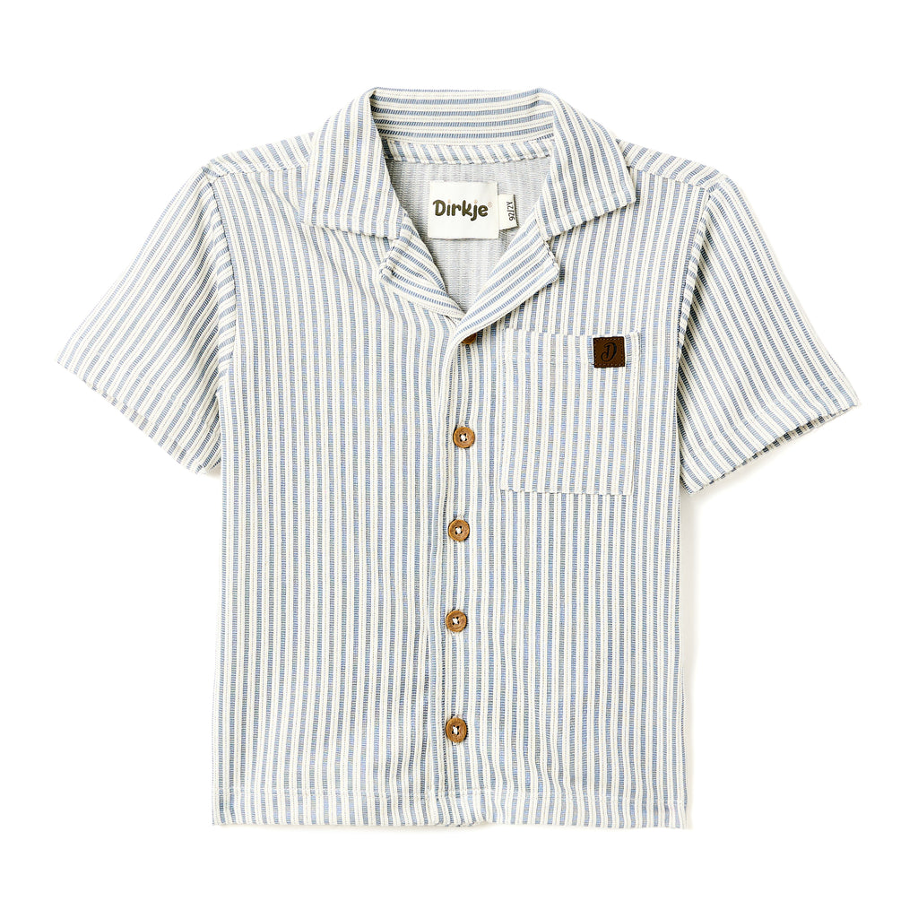 Boys 2Pc Striped Shirt Set
