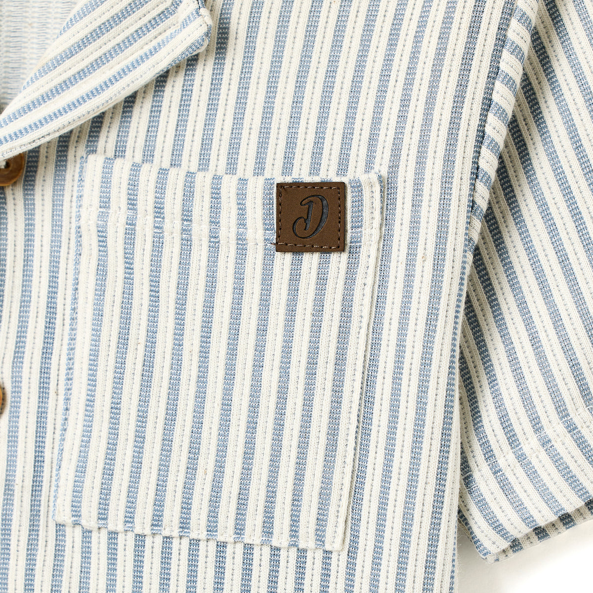 Boys 2Pc Striped Shirt Set
