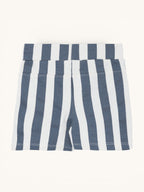 ?Cozy Dino? Hooded Tee & Striped Shorts Baby Set