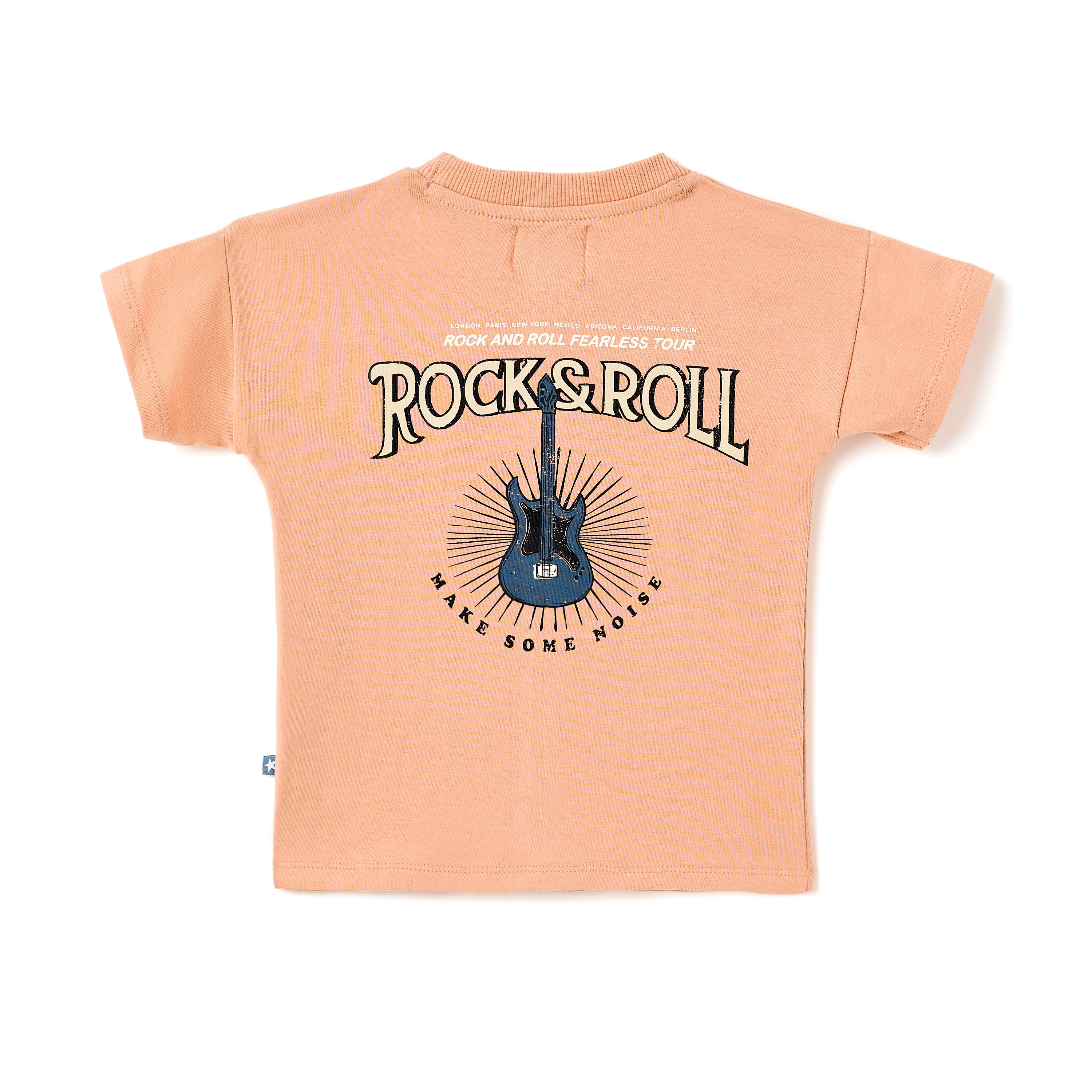Boys 2 Pc Set ?Golden Hour? Terracotta Tee & Sand Joggers Set