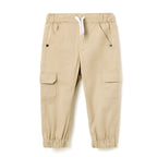 Boys 2 Pc Set ?Golden Hour? Terracotta Tee & Sand Joggers Set