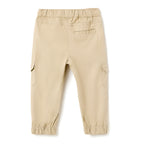 Boys 2 Pc Set ?Golden Hour? Terracotta Tee & Sand Joggers Set