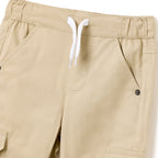 Boys 2 Pc Set ?Golden Hour? Terracotta Tee & Sand Joggers Set