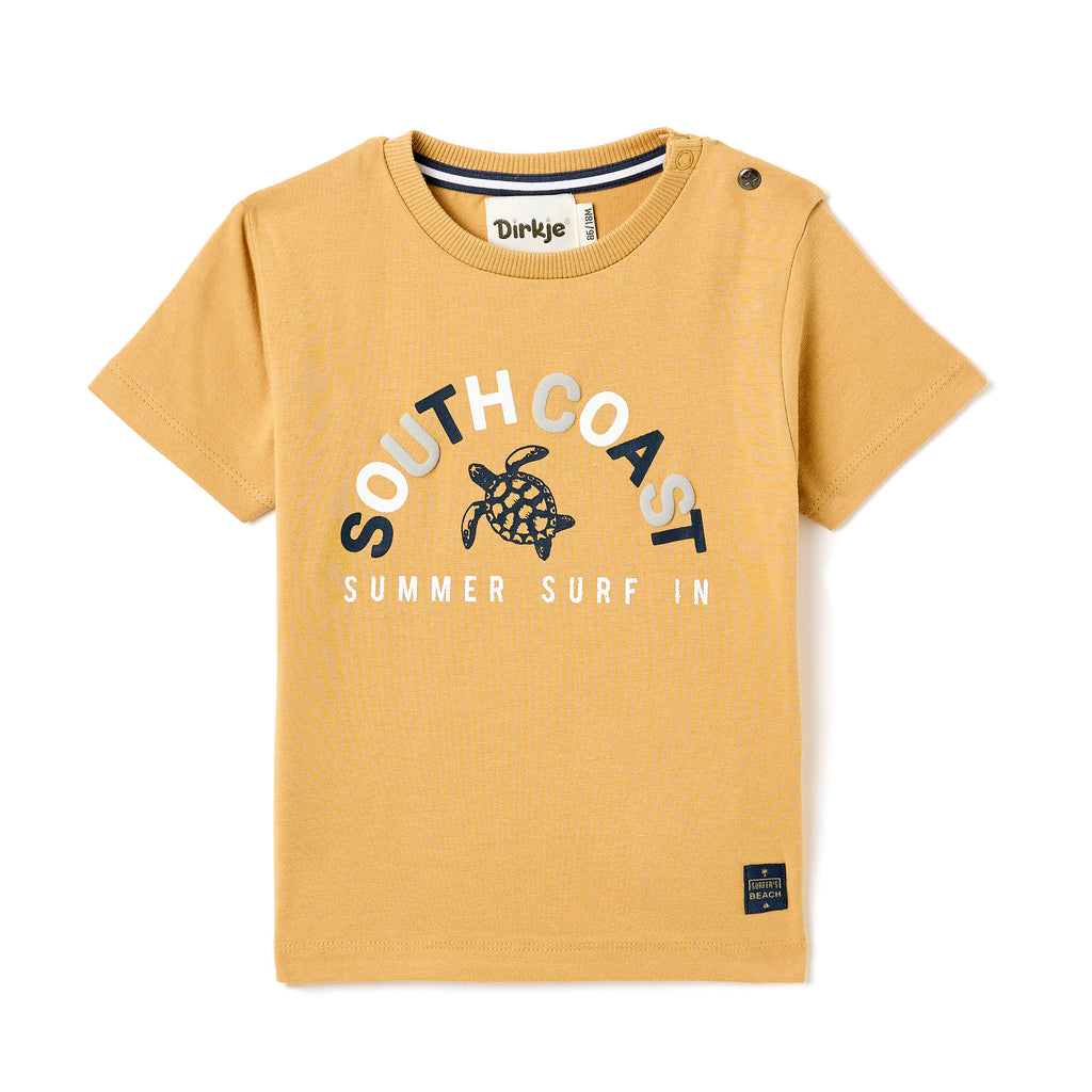 Boys 2 Pc Set ?Surfing Turtles? Tee & Drawcord Shorts Set