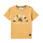 Boys 2 Pc Set ?Surfing Turtles? Tee & Drawcord Shorts Set