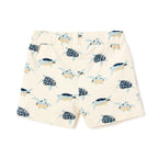 Boys 2 Pc Set ?Surfing Turtles? Tee & Drawcord Shorts Set