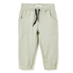 Boys 2 Pc Set ?Surf Club? Palm-Print Tee & Rib-Knit Joggers Set