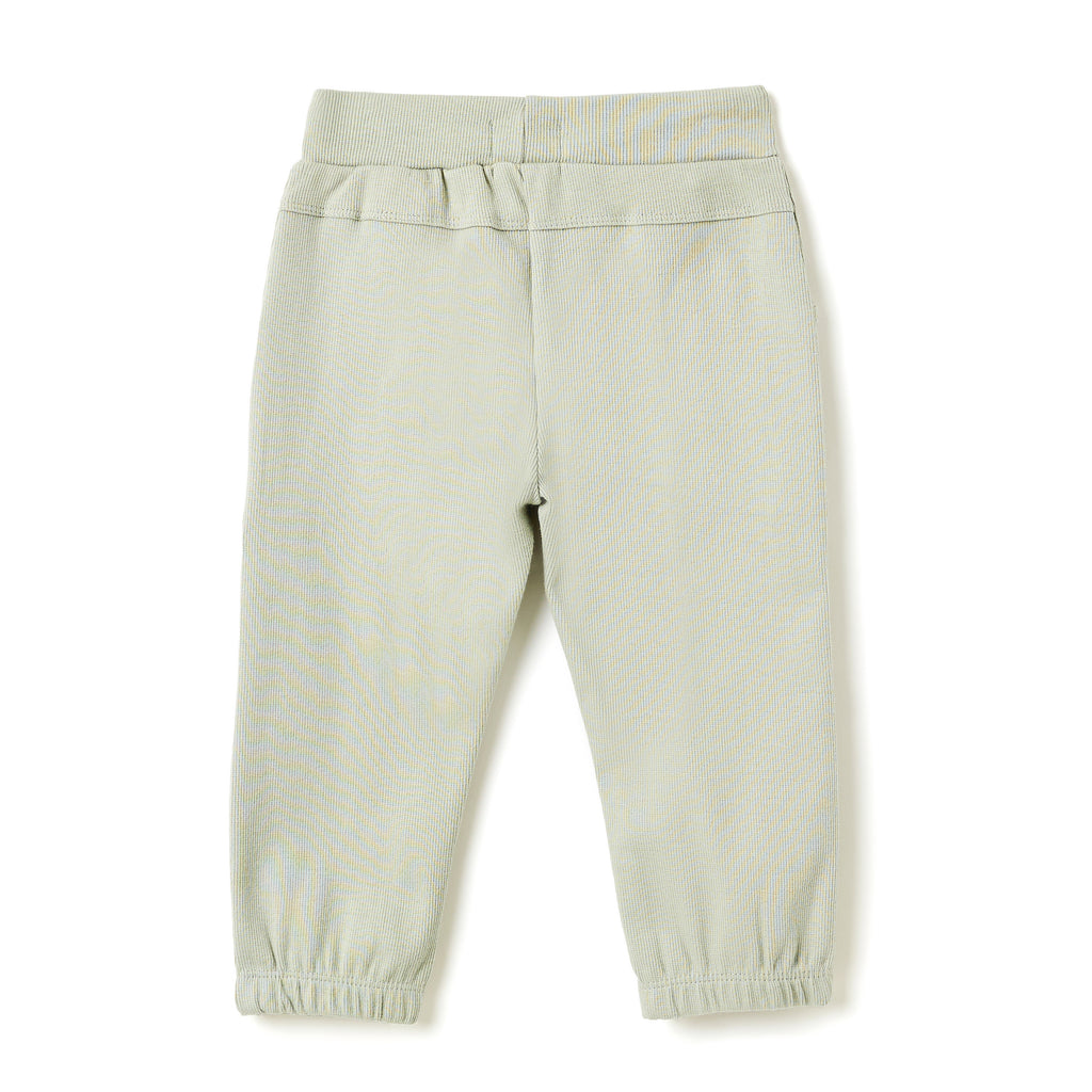 Boys 2 Pc Set ?Surf Club? Palm-Print Tee & Rib-Knit Joggers Set