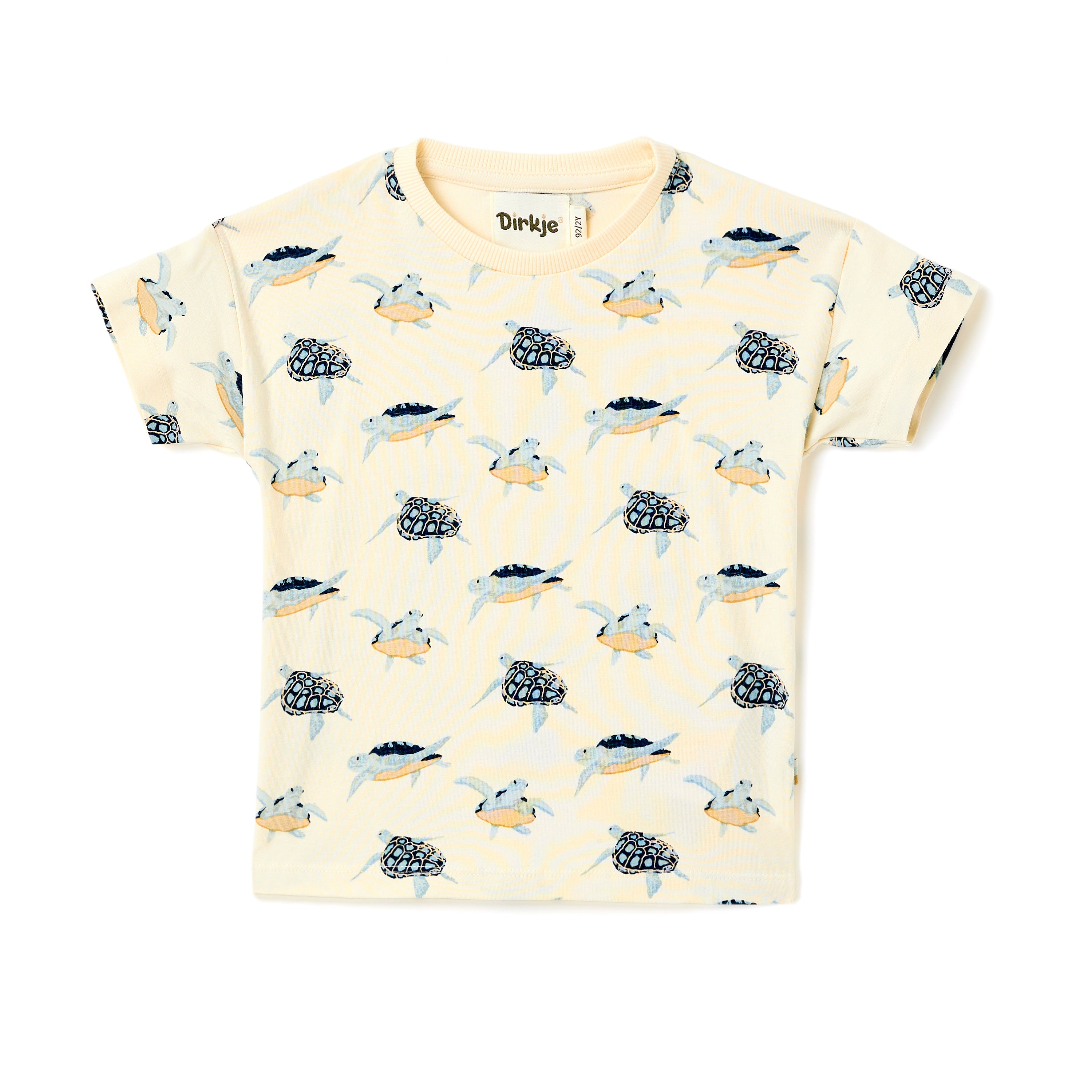 Boys 2 Pc Set ?Turtle Surf? All-Over Print Tee & Pocket-Shorts Set