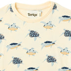 Boys 2 Pc Set ?Turtle Surf? All-Over Print Tee & Pocket-Shorts Set