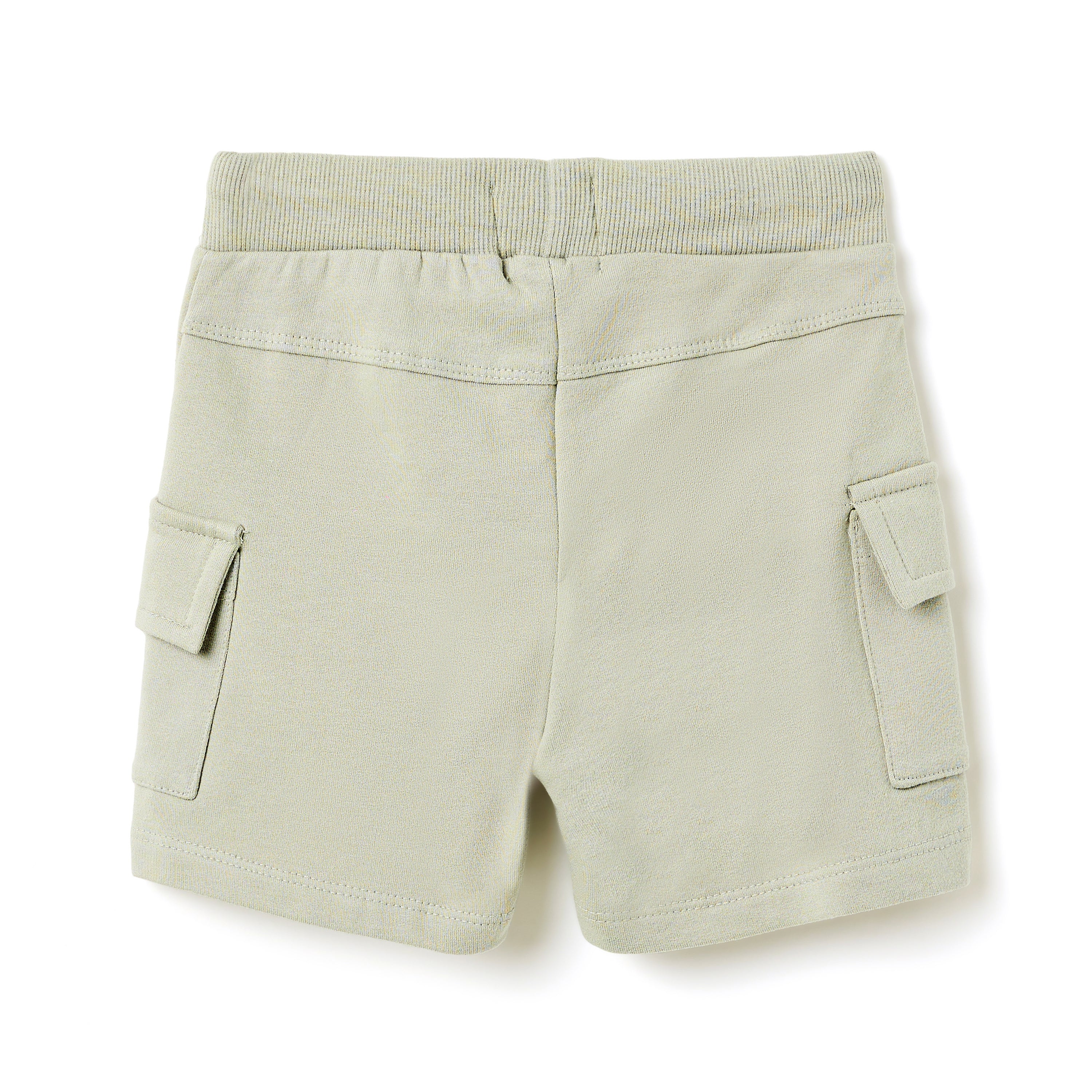 Boys 2 Pc Set ?Turtle Surf? All-Over Print Tee & Pocket-Shorts Set
