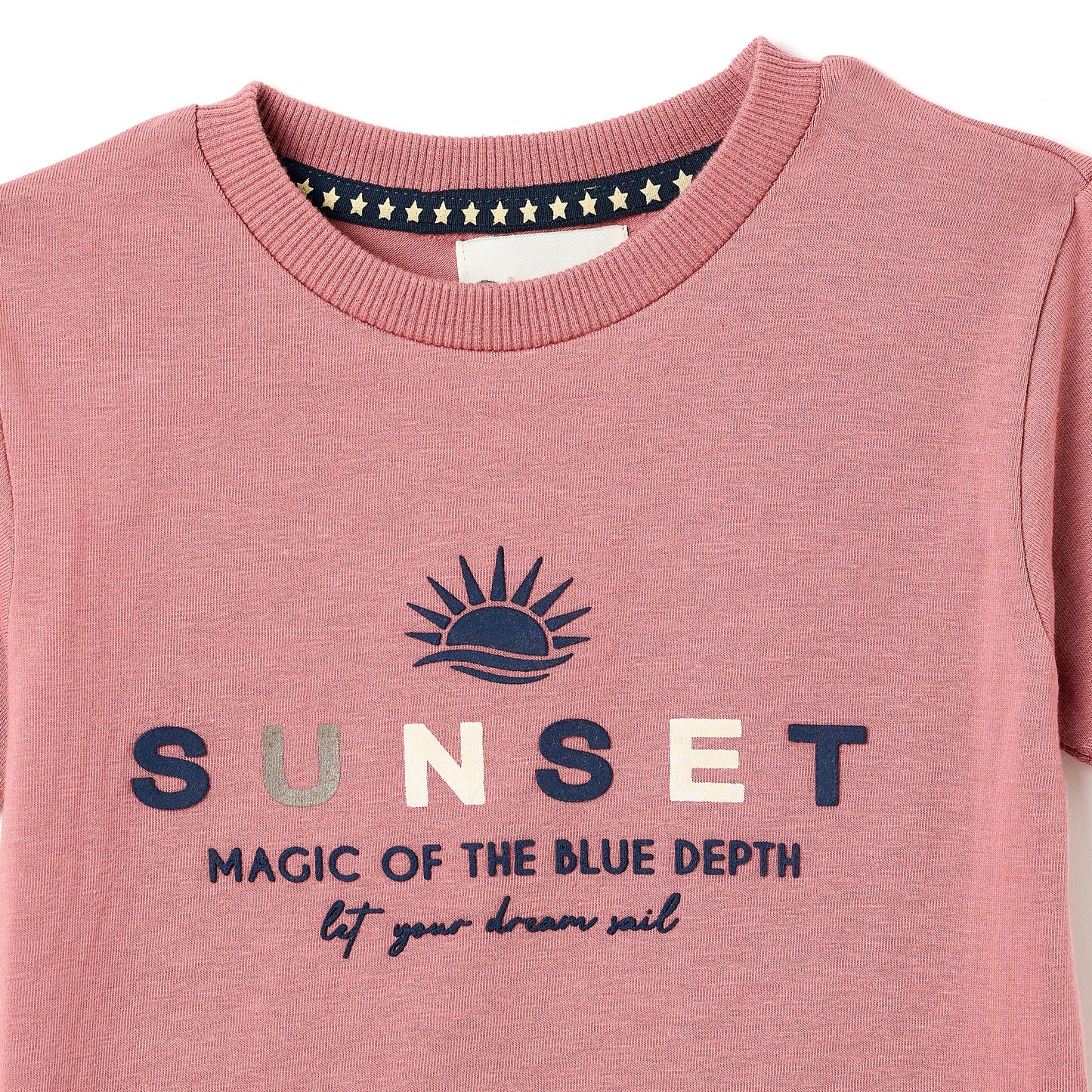 Boys 2 Pc Set “Sunset Gingham” Tee & Check Shorts Set